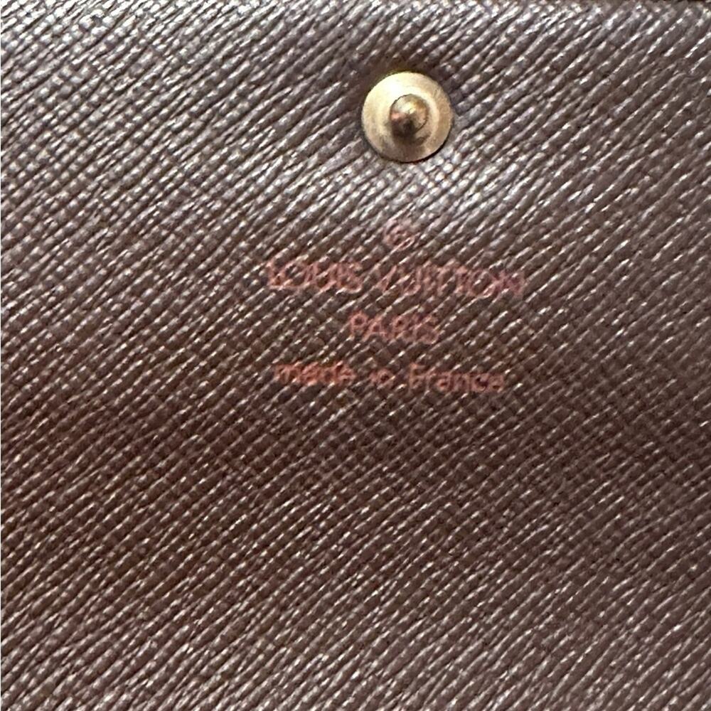 Louis Vuitton Damier Ebene Porte Tresor Etui Papier Wallet - Picture 7 of 9
